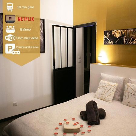 Loft De Courcaille - Balneo - Free Parking - Wifi Apartment Orleans Bagian luar foto